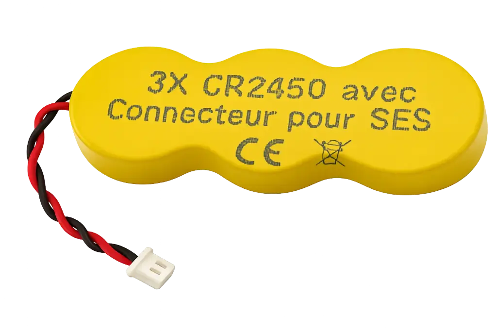 Lot de 58 Piles CR2450 X3 Avec Connecteur (Paquet)