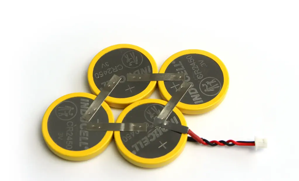 Lot de 6 Piles CR2450X4 en Losange Avec Connecteur (Plateau)